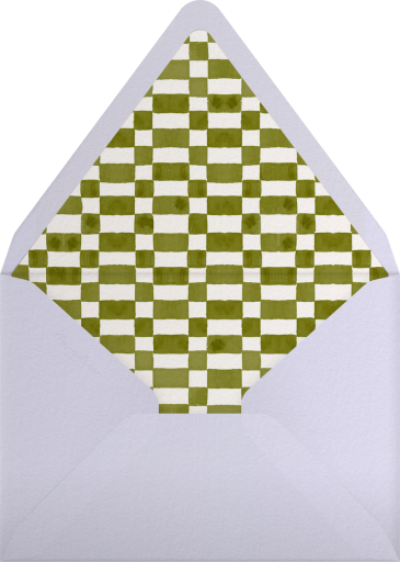 Organic Check - Paperless Post Envelope