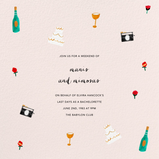 You Can Wear the Bridesmaid's Dress Again - Bachelorette Party Invitation by Paperless Post