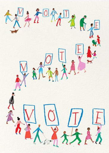 Voter Line - Activism Invitation by Mr. Boddington's Studio