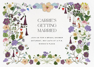 Woodland Walk - Bridal Shower Invitation by Stephanie Fishwick