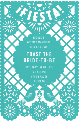 Fiesta Banner - Bridal Shower Invitation by Paperless Post