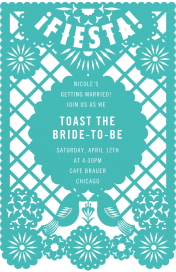 Fiesta Banner - Bridal Shower Invitation by Paperless Post