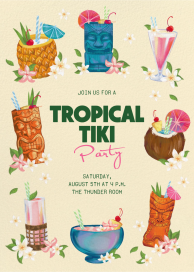 Tiki Cups - Party Invitation by Paperless Post