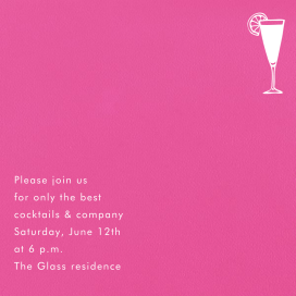 Magenta - Summer Party Invitation by Paperless Post