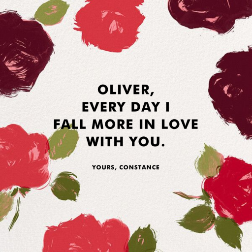 Ditzy Roses - Valentine's Day Card by kate spade new york