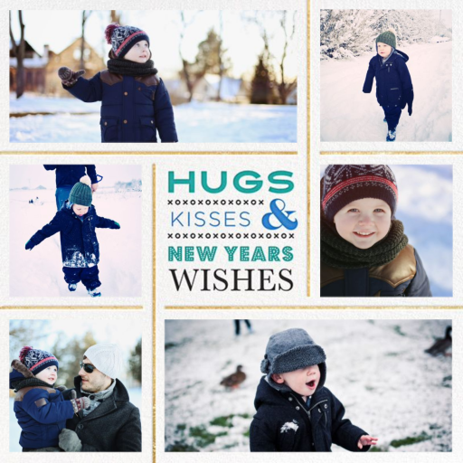 Kisses & Wishes (Photo) - New Year's Card by Jonathan Adler