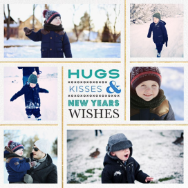 Kisses & Wishes (Photo) - New Year's Card by Jonathan Adler