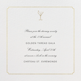 Indented Rounded Corners - Gala Invitation by Paperless Post