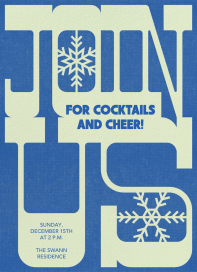 Frosted Font - Party Invitation by Paperless Post