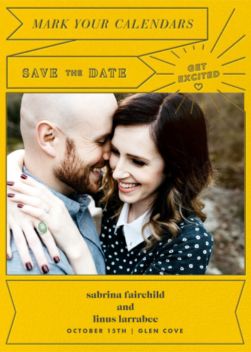 Chronology (Save the Date) by Paperless Post