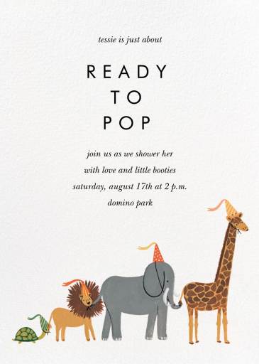 Party Parade Baby - Invitation by Rifle Paper Co.