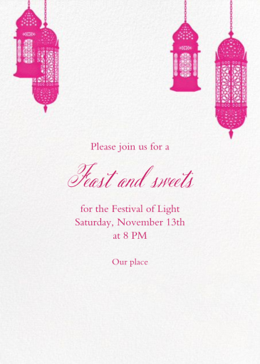 Tangiers - Diwali Invitation by Paperless Post