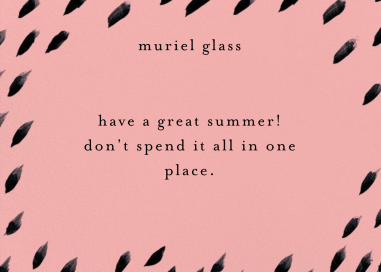 Brushed Drops (Stationery) by Ashley G