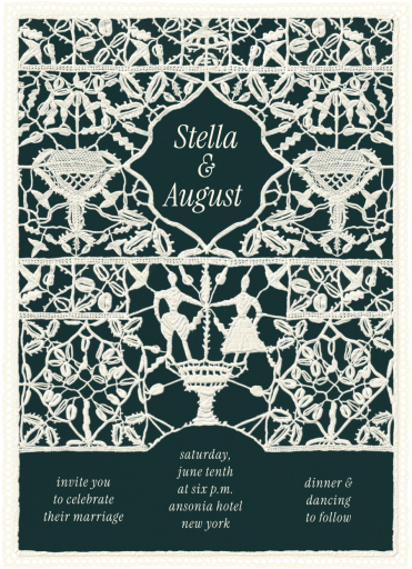 Lace Union - Wedding Invitation by The V&A