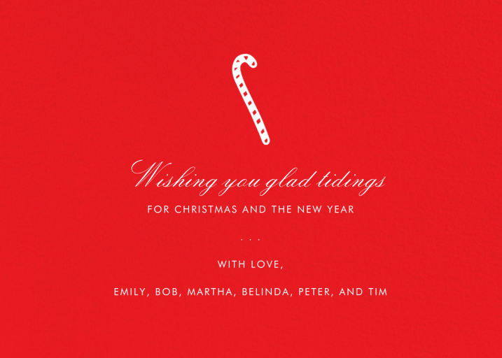 Full-Page Photo Horizontal (Double-Sided) - Christmas Card by Paperless Post - Back