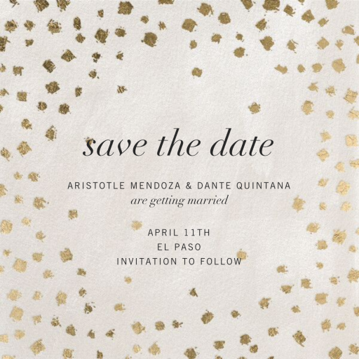 Divot - Save the Date by Kelly Wearstler