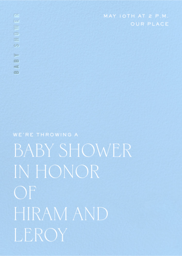Ceremony - Baby Shower Invitation by Paperless Post
