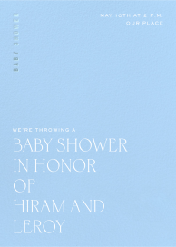 Ceremony - Baby Shower Invitation by Paperless Post