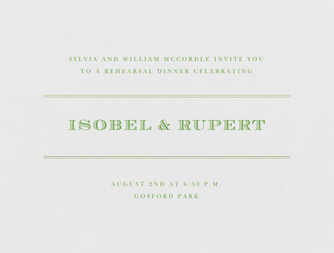 Emerson - Rehearsal Dinner Invitation by Paperless Post