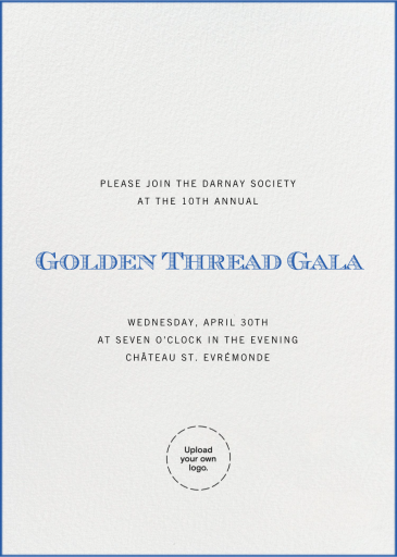 Edge Stain Ivory - Business Event Invitation by Paperless Post