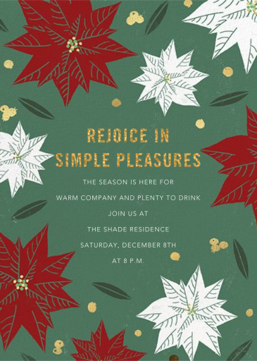 Red Gold and Green - Invitation by Paperless Post