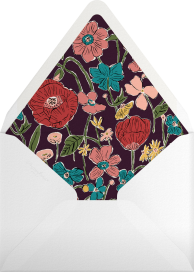 Gold Foil Florals - Liberty Envelope