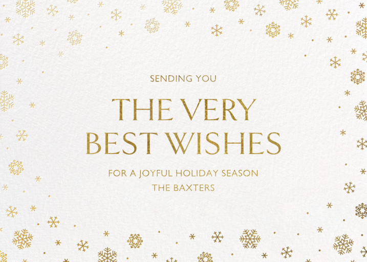 White Out - Ivory - Holiday Card by Paperless Post