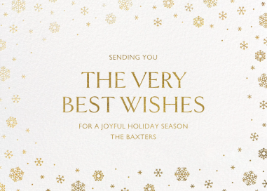 White Out - Ivory - Business Holiday Card by Paperless Post