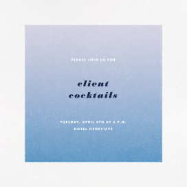 Gradient White Border - Cocktail Party Invitation by Paperless Post