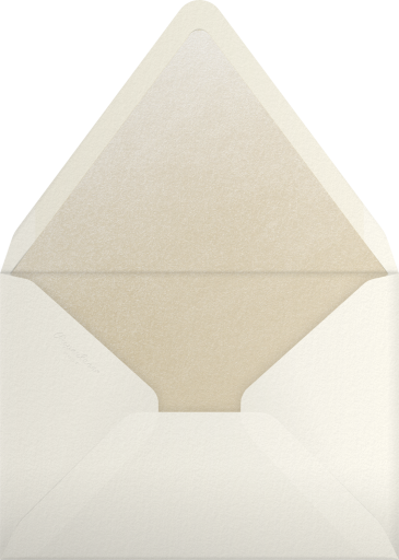 Minimalist Script Holiday Card Envelope