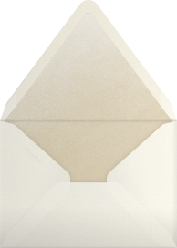 Minimalist Script Holiday Card Envelope