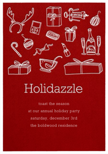 Holidazzle - Christmas Party Invitation by Paperless Post