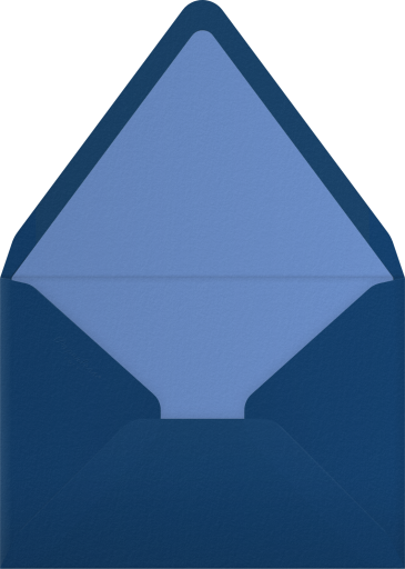 Winter Park Bench Holiday Invitation Envelope