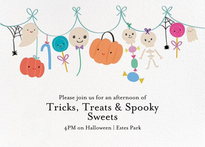 Haunted Hang - Halloween Invitation by Little Cube