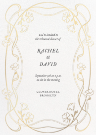 Blooming Garland - Rehearsal Dinner Invitation by Paperless Post