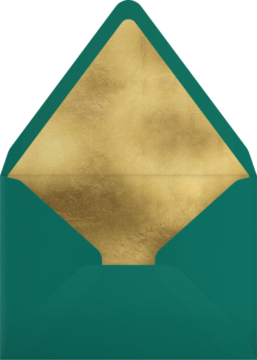 Plaid Bow Holiday Invitation Envelope