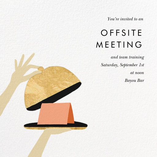 Cloche - Networking Event Invitation by Rifle Paper Co.