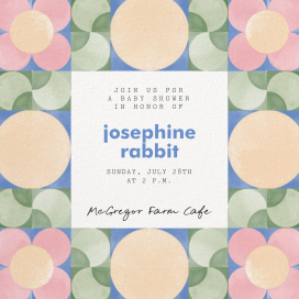 Garden Tile - Baby Shower Invitation by Paperless Post