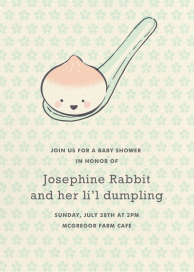 Little Dumpling - Baby Shower Invitation by Hello!Lucky