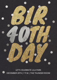 Glimmer Dots - Birthday Invitation by Paperless Post