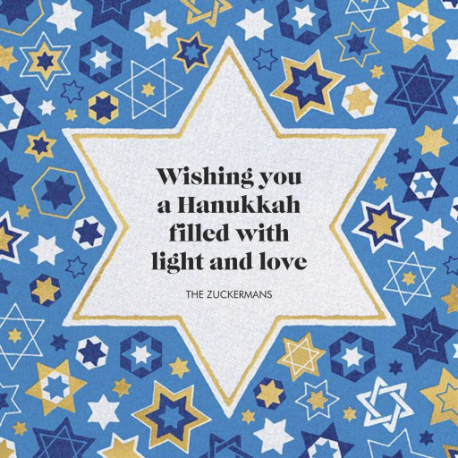 Six Points - Hanukkah Card by Paperless Post