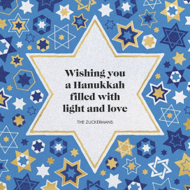 Six Points - Hanukkah Card by Paperless Post