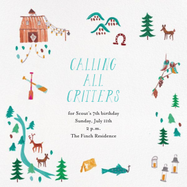 Mr. Chili Wills (Square) - Birthday Invitation by Mr. Boddington's Studio