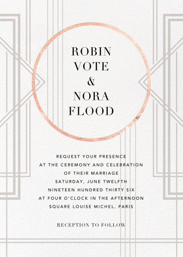 Brigette - Wedding Invitation by Paperless Post