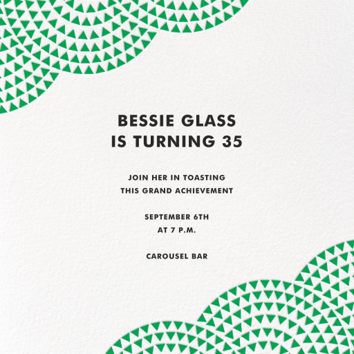 Savoy (Square) - Birthday Invitation by Paperless Post