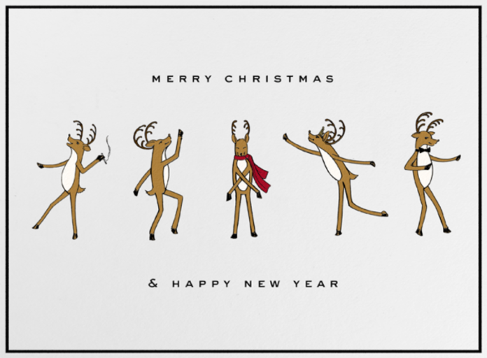 Reindeer Gala - Greeting Card by Paperless Post