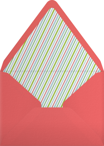 Holly Go Brightly - Paperless Post Envelope