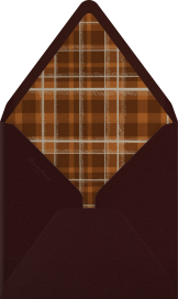Quail and Scarf - Paperless Post Envelope