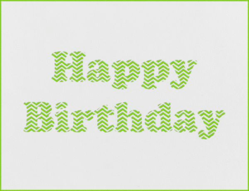 Chevron Birthday by Paperless Post