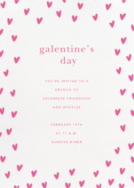 Border of Hearts - Valentine's Day Invitation by Sugar Paper